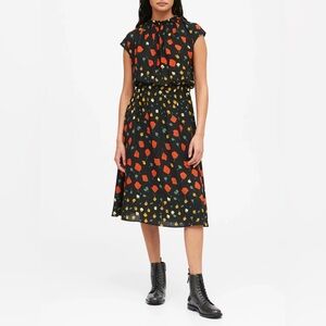 NWT Banana Republic Floral Print Midi Dress, size 14